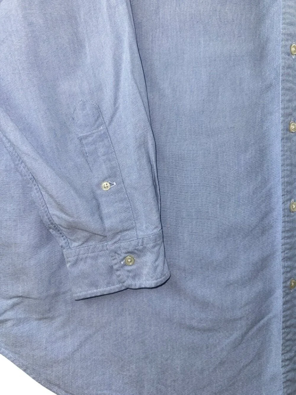 alph Lauren Men's 2XB Big Blue Oxford Button Down Shirt 100% Cotton Pony